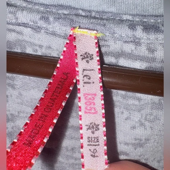 Y2K Heart peace sign burnout baby tee sz medium - Picture 2 of 4